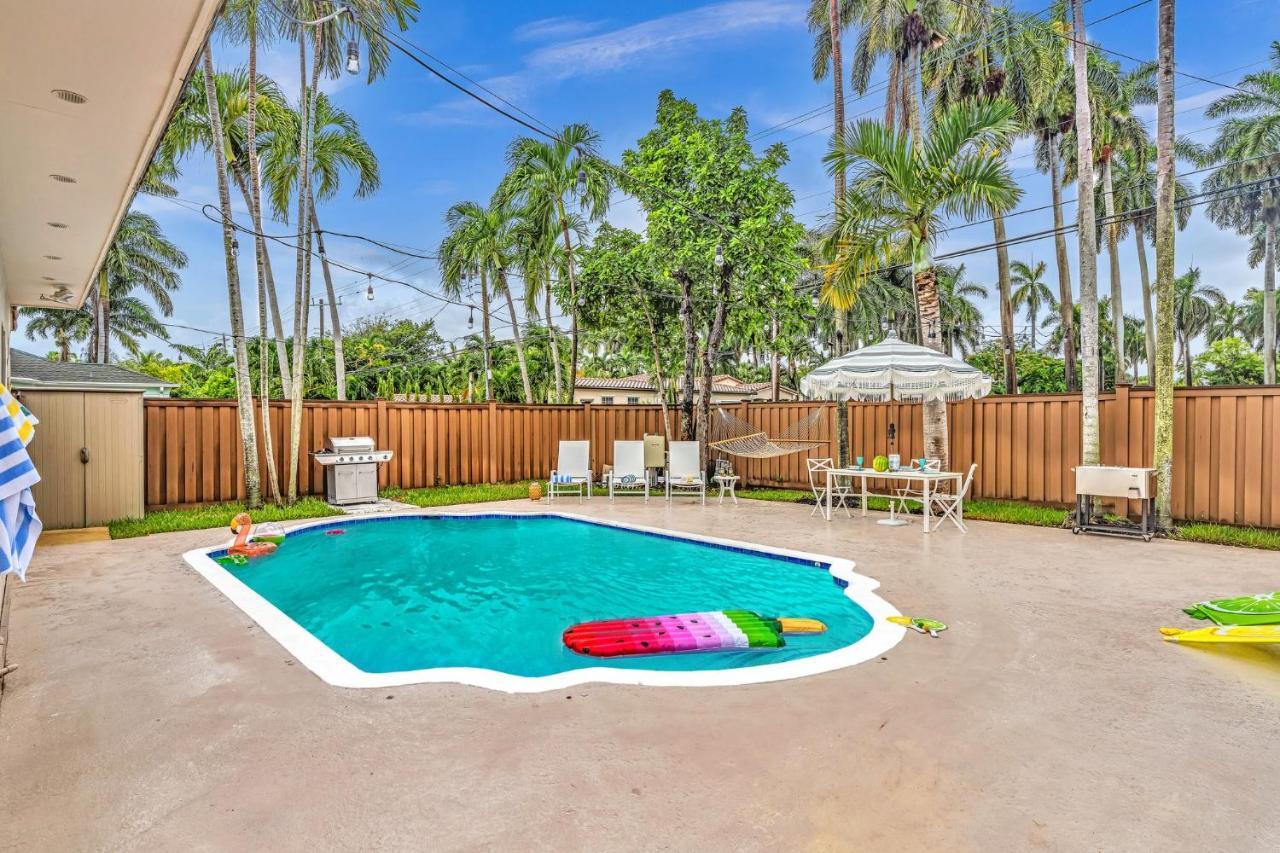 Tropical Oasis With Pool 10 Mins Airport & 5 Mins Beach Hollywood Exteriér fotografie