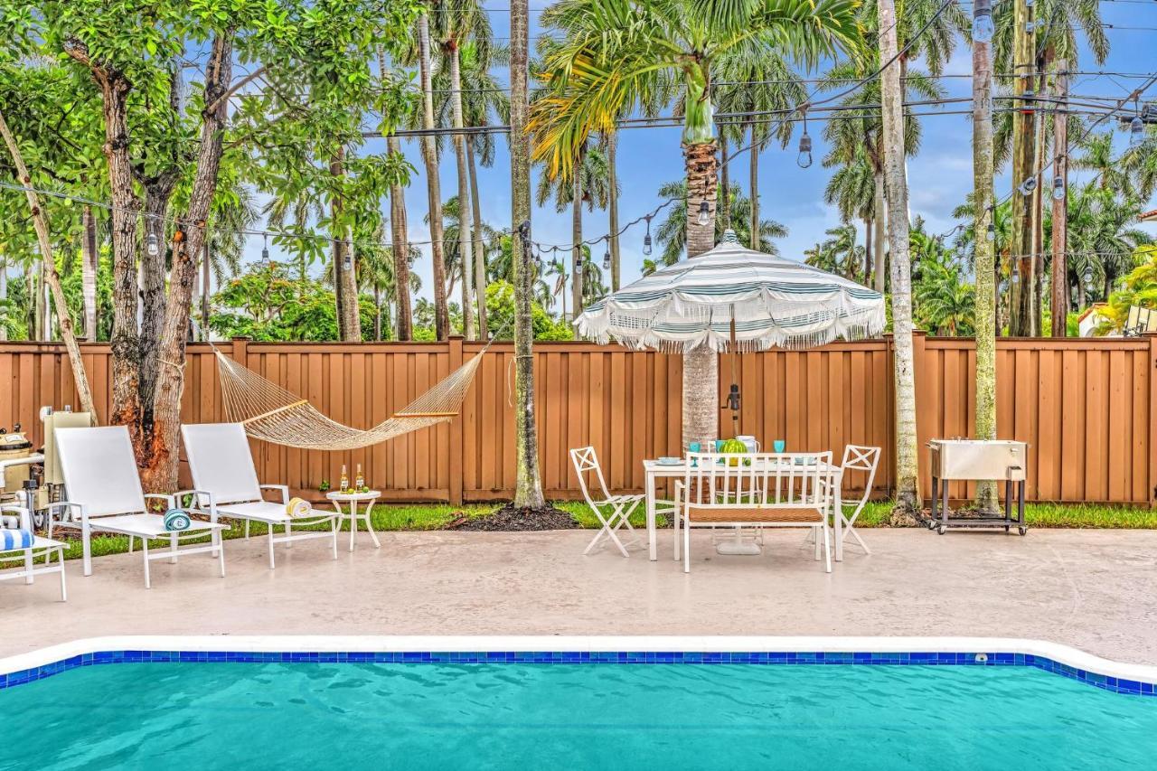 Tropical Oasis With Pool 10 Mins Airport & 5 Mins Beach Hollywood Exteriér fotografie