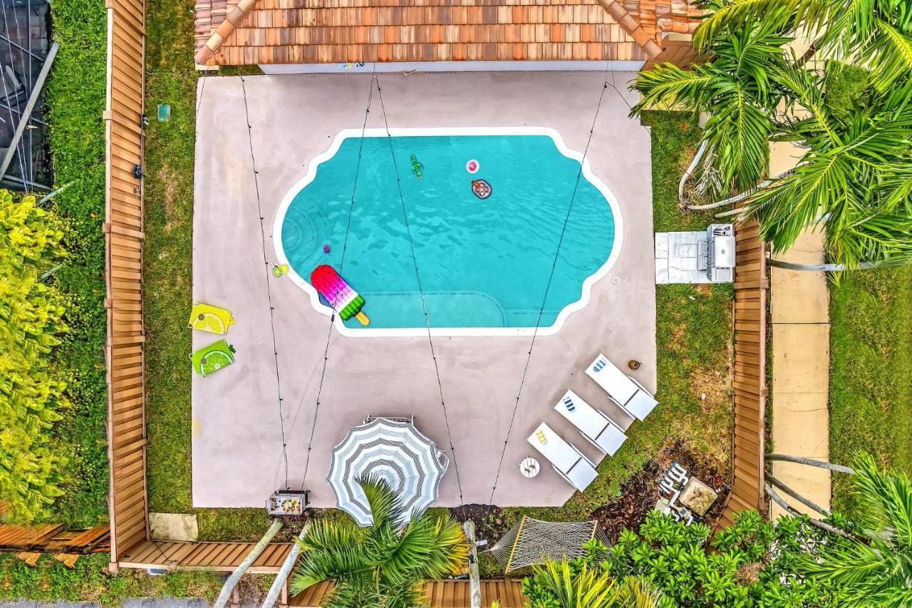 Tropical Oasis With Pool 10 Mins Airport & 5 Mins Beach Hollywood Exteriér fotografie